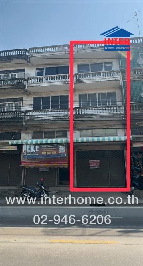 Commercial building, 3.5 floors, 16 sq m, commercial building, Soi Phetkasem 81, Phetkasem Road, Phutthamonthon Sai 4 Road, Nong Khaem District, Bangkok.