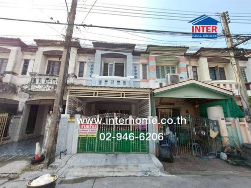 ทาวน์เฮ้าส์ 2 ชั้น 18.4 ตร.ว. หมู่บ้านบุศรินทร์ รังสิต-คลอง2 ถนนรังสิต-นครนายก ถนนลำลูกกา ถนนเสมาฟ้าคราม ลำลูกกา ปทุมธานี