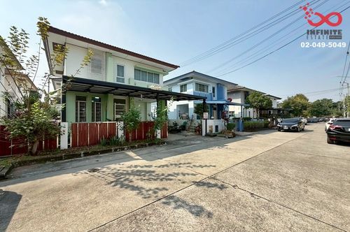 Single house for rent, Prompat Rama 9-Wongwaen, 2 floors, 38 sq m., Kanchanaphisek 27.
