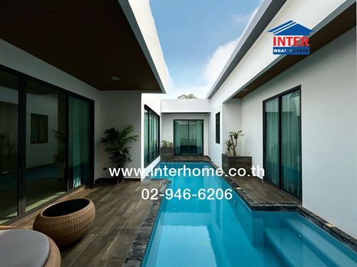 Luxury Private Pool Villa 108 ตร.ว. หมู่บ้านซินเนอร์จี้ แกรนด์ ถนนพัทยา-มาบตาพุด ถนนทุ่งกลม-ตาลหมัน บางละมุง ชลบุรี