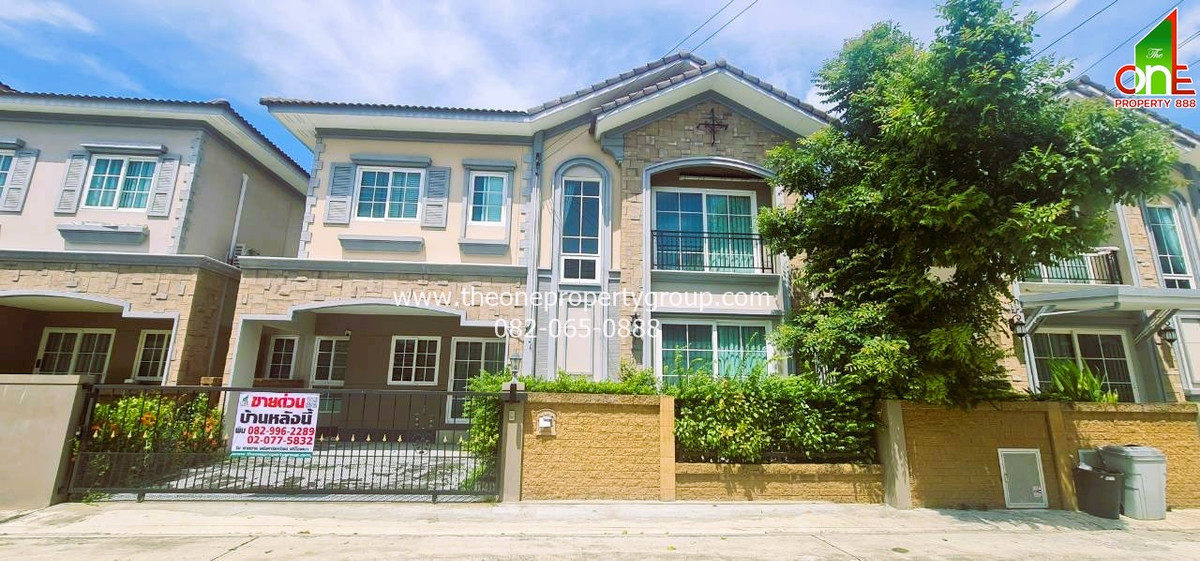 2-story twin house, Golden Neo Phase 3 Village, area 39.1 sq m., Rama 2 Road, Phanthai Norasing. Mueang Samut Sakhon, Samut Sakhon