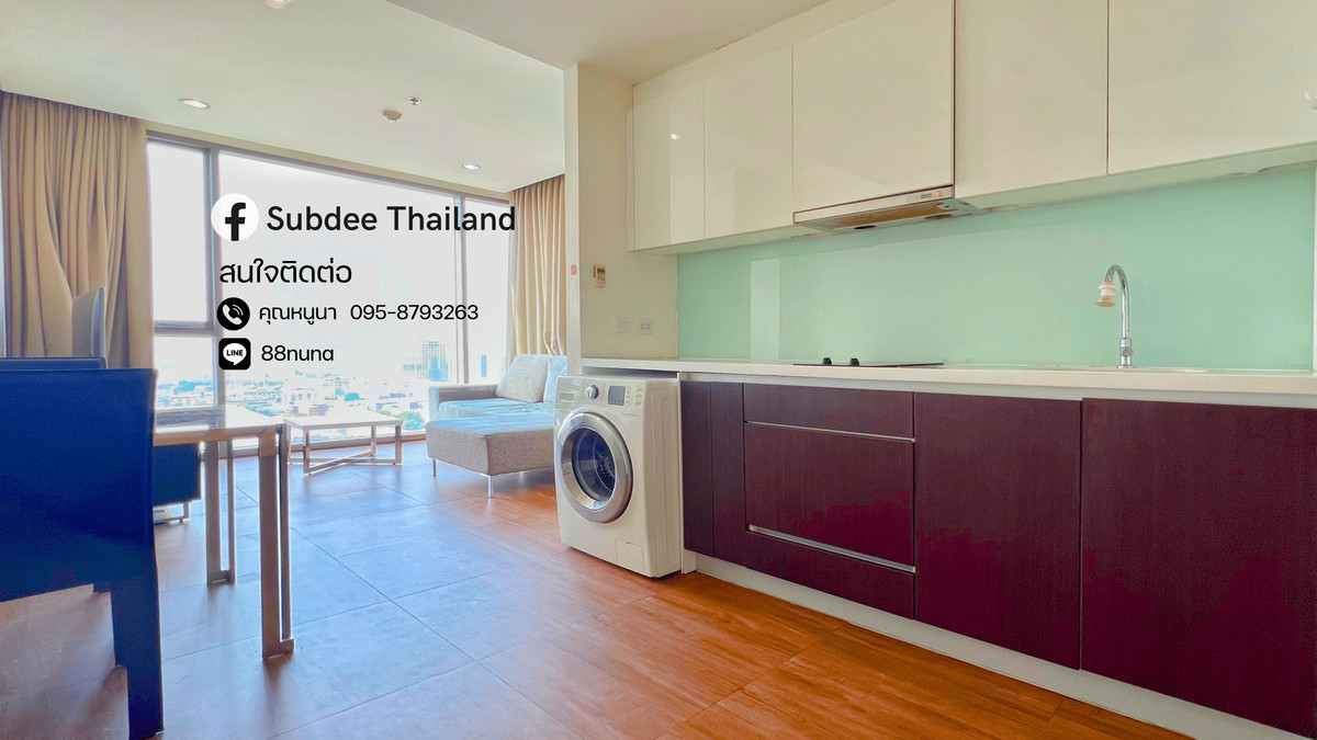 For rent the breeze narathiwas ปล่อยเช่า คอนโดหรู กลางเมือง เดอะ บรีซ นราธิวาส ห้องใหม่ สะอาด พร้อมอยู่ ชั้นสูง วิวเมือง ใกล้ เซ็นทรัล พระราม 3  เครื่องใช้ไฟฟ้าครบ – รูปที่ 2
