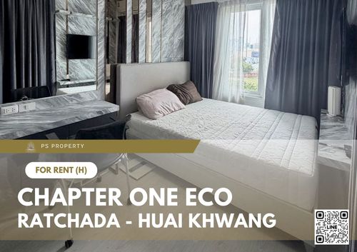 ให้เช่า 📍 Chapter One Eco Ratchada - Huai Khwang 📍 เฟอร์นิเจอร์ และ เครื่องใช้ไฟฟ้าครบ ใกล้ MRT ห้วยขวาง