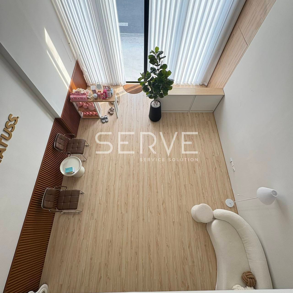 🔥30K🔥 - Retail Space 63.38 sq.m. Nice Decorate New Condo Good Location BTS Khu Khot 120 m. at Nue Cross Khu Khot Station Condo / Retail Space