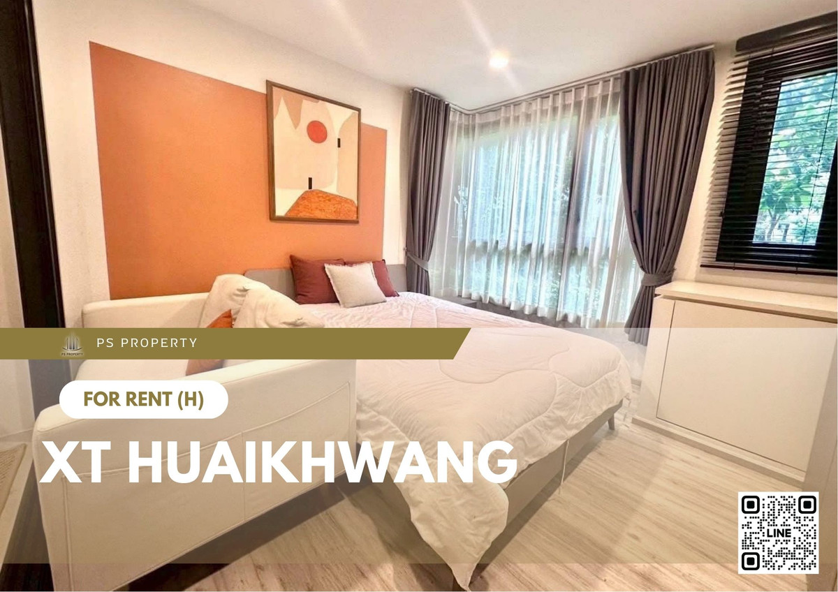 For Rent ✨ XT HUAIKHWANG ✨ Fully furnished with appliances, near MRT Huai Khwang.