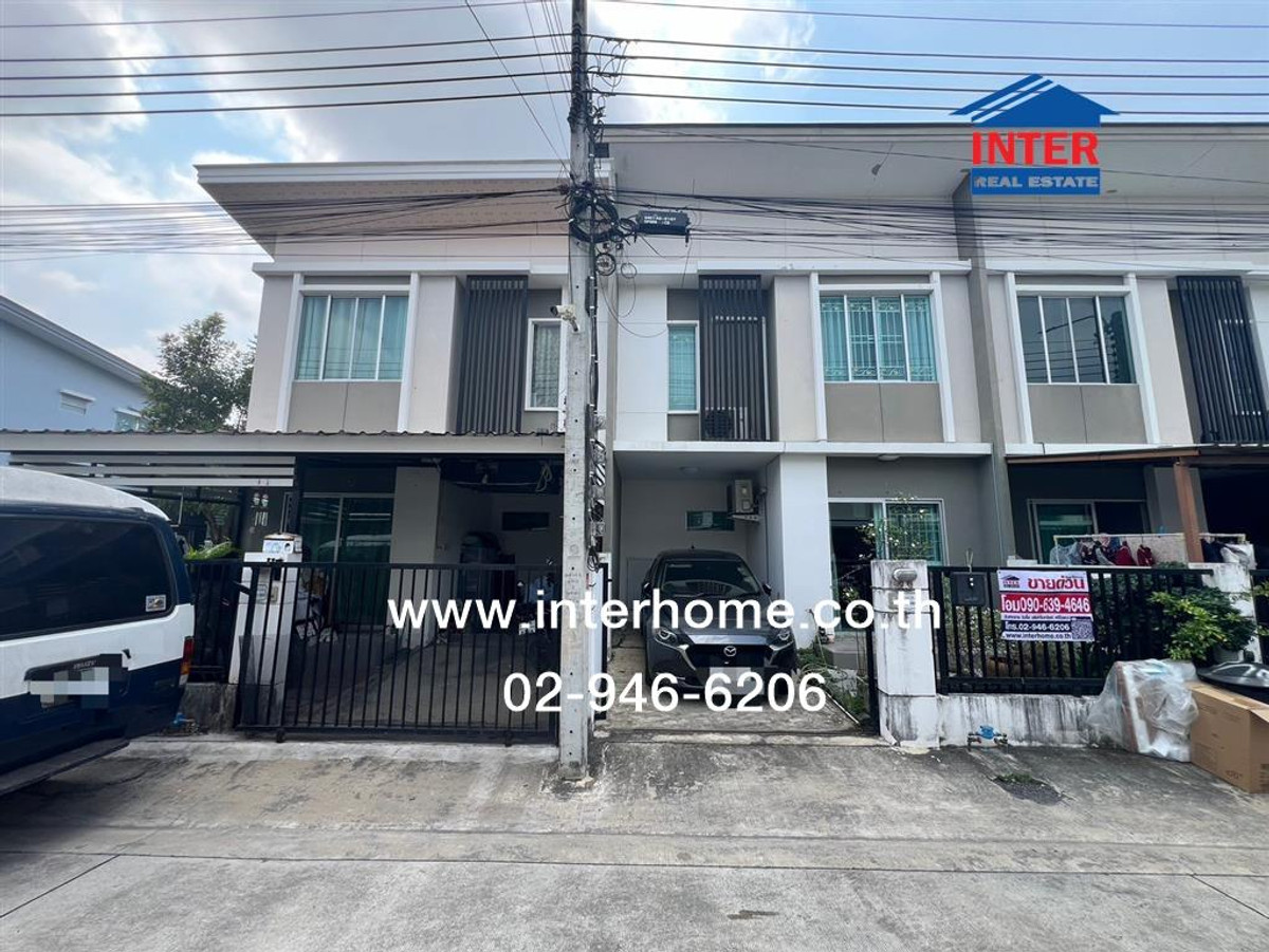 ทาวน์เฮ้าส์ 2 ชั้น 17.5 ตร.ว. หมู่บ้านพฤกษาวิลล์66/1 บางนา - หนามแดง ถนนบางนา-ตราด ถนนบัวนครินทร์ บางพลี สมุทรปราการ