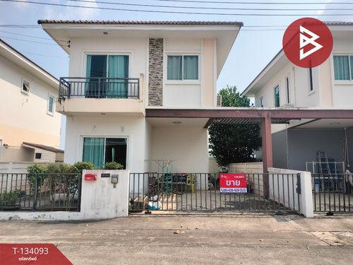Semi-detached house for sale, The Nine Rangsit-Klong9 Village, Lam Luk Ka, Pathum Thani.