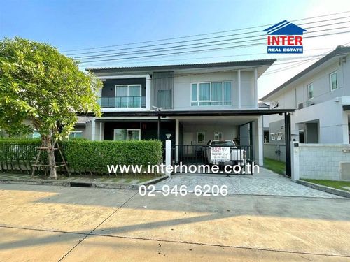 บ้านเดี่ยว 2 ชั้น 65 ตร.ว. หมู่บ้านเซนโทรพระราม9 - มอเตอร์เวย์ ถนนพัฒนาชนบท3 ถนนศรีนครินทร์-ร่มเกล้า ถนนมอเตอร์เวย์ เขตลาดกระบัง กรุงเทพมหานคร