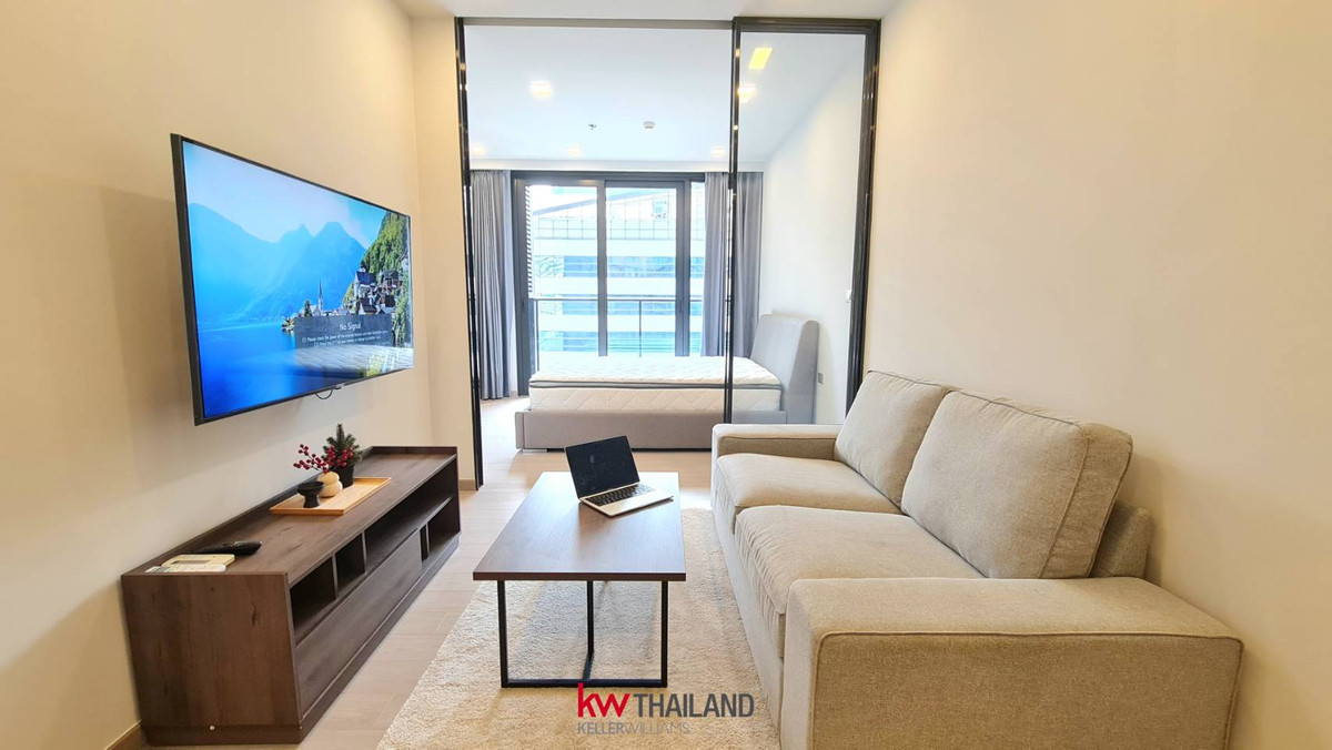🔥🔥For urgent rent, One9Five Condo, Garden view very beautiful✨ Near MRT Rama 9‼️ 🔥🔥For urgent rent, One9Five Condo, Garden view very beautiful✨ Near MRT Rama 9‼️
