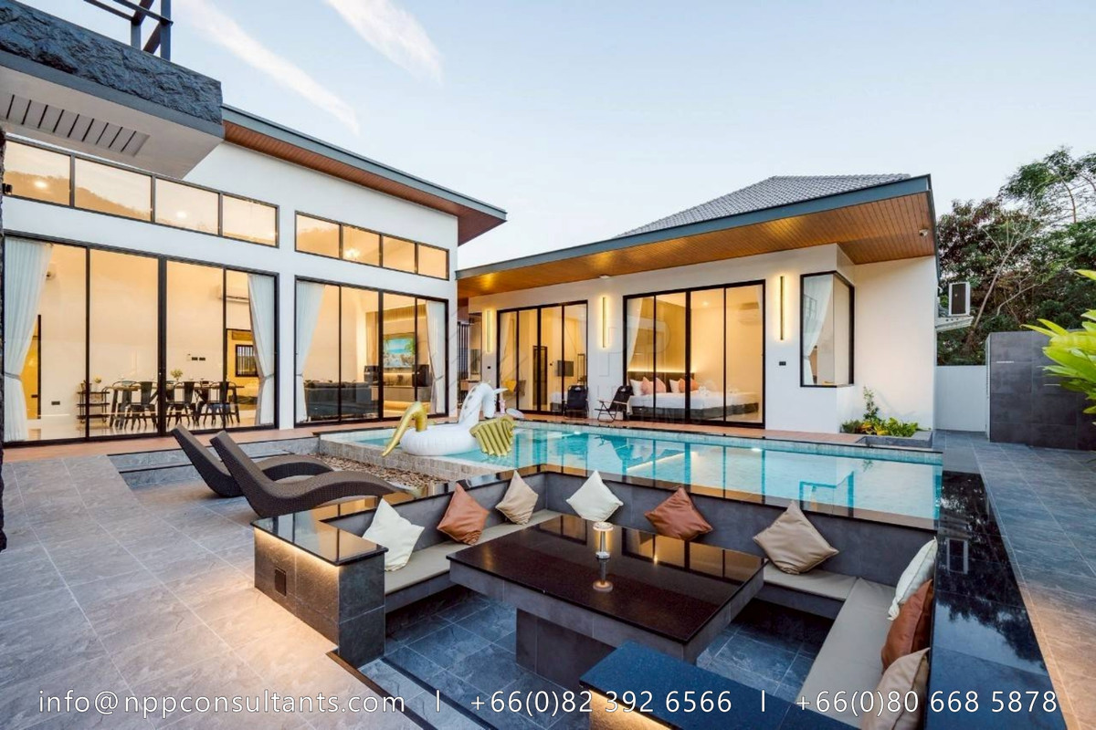 ✨ Black Rocher Hua Hin – Contemporary Pool Villa for Sale | Peaceful & Private ✨ Black Rocher Hua Hin – Contemporary Pool Villa for Sale | Peaceful & Private