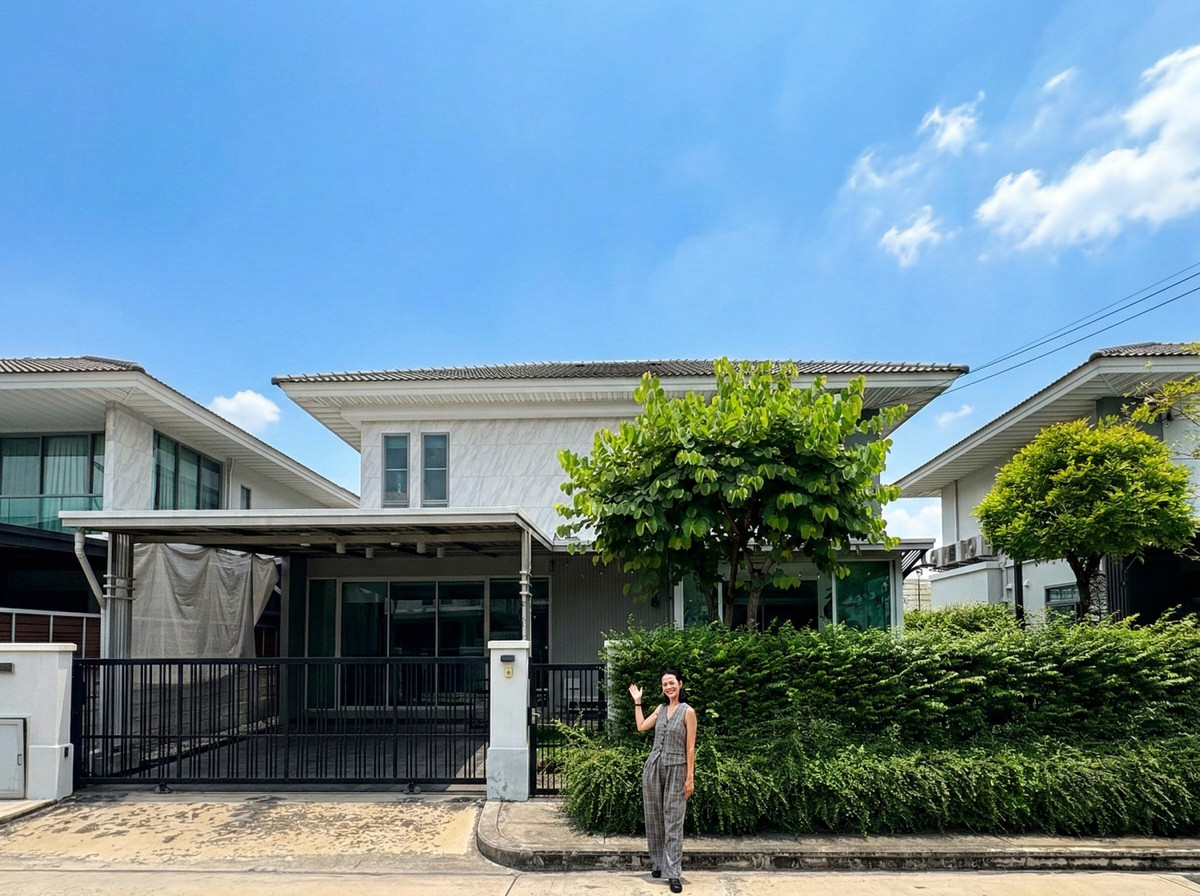 For sale and rent, detached house, Perfect Place Rama 9 – Krungthep Kreetha.