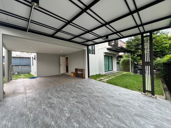 Detached house, 5 minutes to Rangsit University, 3 bedrooms, fully furnished.