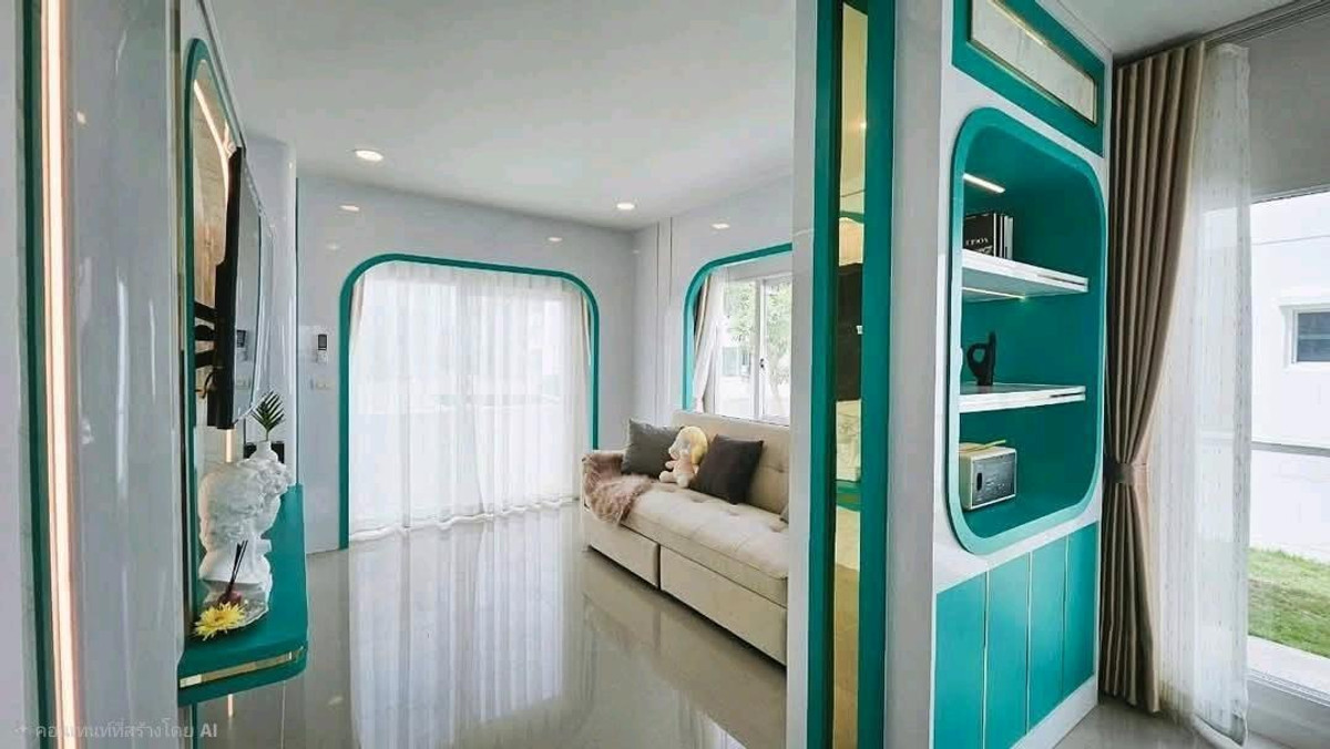 ขายบ้านสวยพร้อมเฟอร์ Moden พระรามม 2  – รูปที่ 3