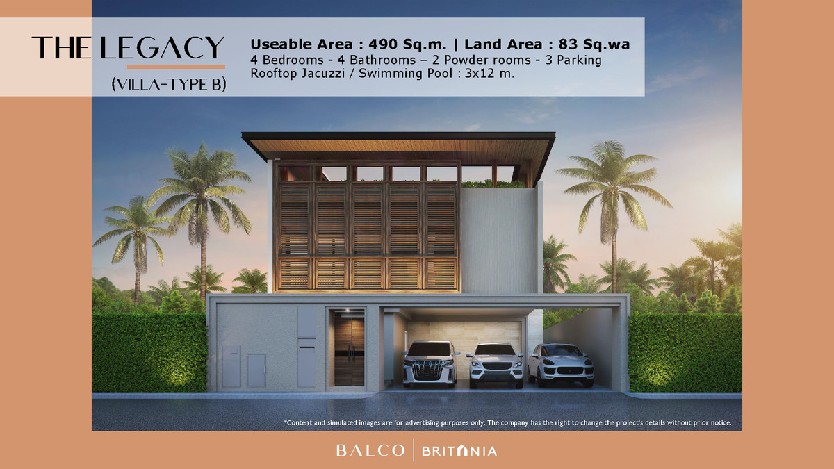 ขายพูลวิลล่าหรูภูเก็ต BALCO Bangtao แบบบ้าน The Legacy เดินไปหาดบางเทาเพียง 400 เมตร – รูปที่ 4