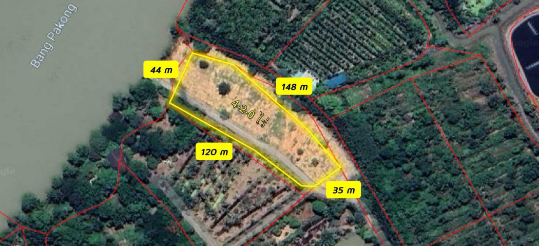 ขาย ที่ดิน ผังสีเขียว สวยริมน้ำบางปะกง 4 ไร่ 2 งาน ใกล้สนามกอล์ฟซันไรส์ ลากูน ขาย ที่ดิน ผังสีเขียว สวยริมน้ำบางปะกง 4 ไร่ 2 งาน ใกล้สนามกอล์ฟซันไรส์ ลากูน
