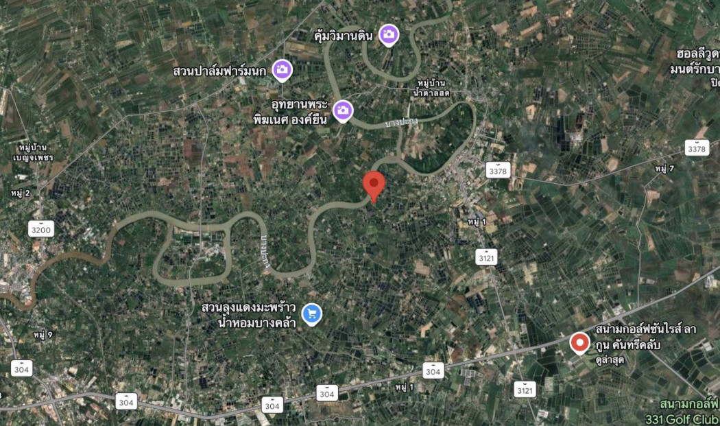 ขาย ที่ดิน ผังสีเขียว  สวยริมน้ำบางปะกง 4 ไร่ 2 งาน ใกล้สนามกอล์ฟซันไรส์ ลากูน – รูปที่ 3