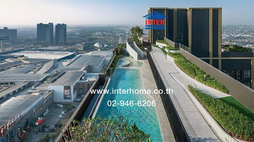 Condominium 26.49 sq m. New Mega Plus Bangna, Bangna-Trad Road. Liap Kanchanaphisek Road, Bang Phli, Samut Prakan