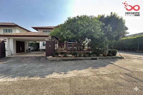 Single house for sale, Supalai Suvarnabhumi, Lat Krabang, corner house, 2 floors, 80 sq m, near Suvarnabhumi Airport.