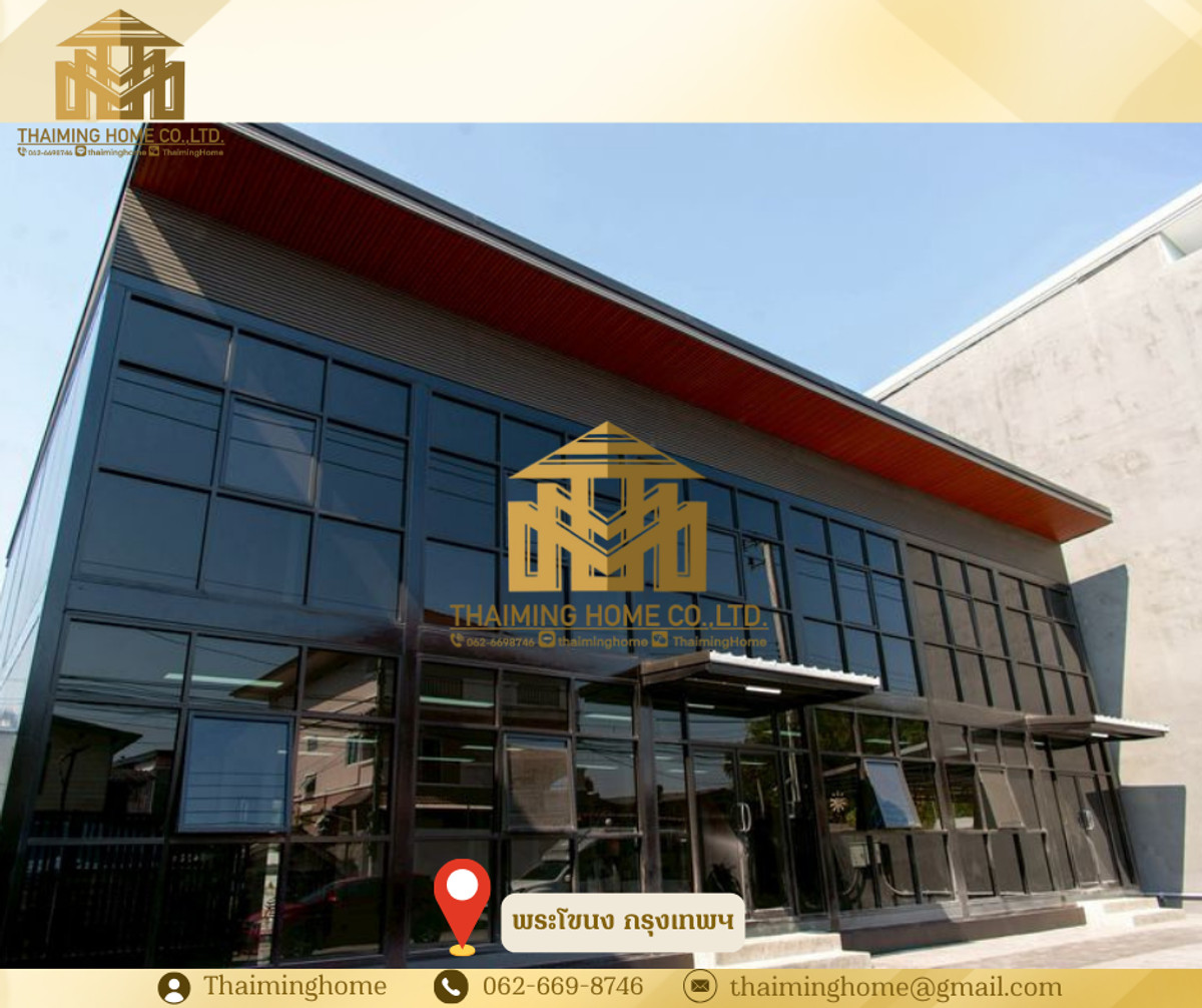 Warehouse with office for rent, 100 sq.wa., Phra Khanong, Bangkok