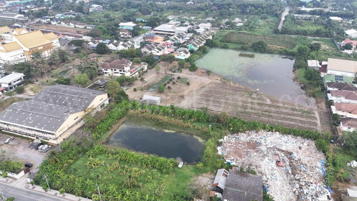 Vacant land 12 rai 2 ngan 82 sq m, next to Bang Bon 4 Road. – รูปที่ 4