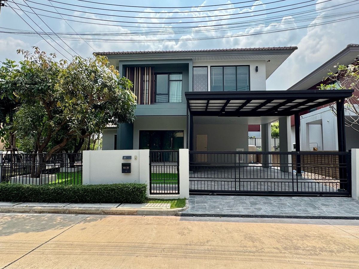 Single house for sale, Burasiri Rangsit, completely renovated, corner house, 61.8 sq m. Single house for sale, Burasiri Rangsit, completely renovated, corner house, 61.8 sq m.