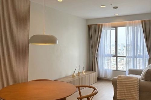 🔥 Sale !! 🔥 Lumpini Place Water Cliff, 2 bedroom, 1 bathroom, big size, high floor 31++,  minimalist style !! Code C20230113095 furnished, Special Deal!!📣📣