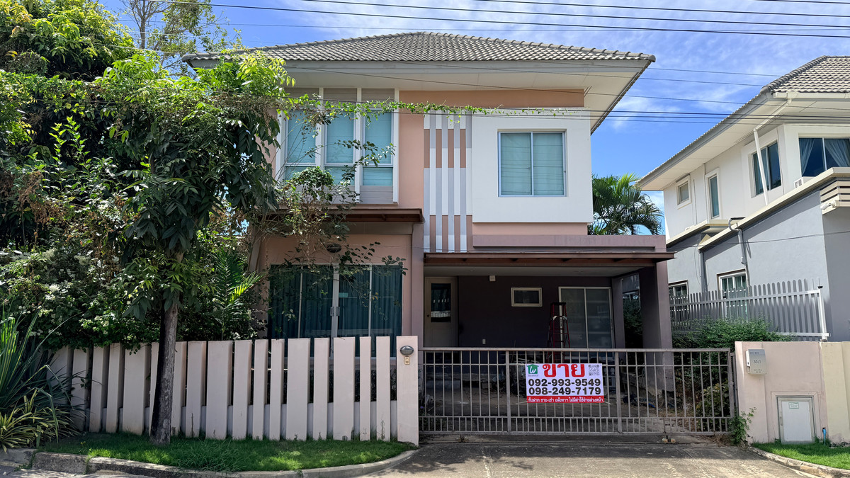 (G-335) บ้านเดี่ยว 2 ชั้น 3 ห้องนอน ขายถูกให้ไปรีโนเวทเอง หมู่บ้านวิลล่า โนว่า เทพารักษ์ ถ.บางพลี-ตำหรุ สมุทรปราการ