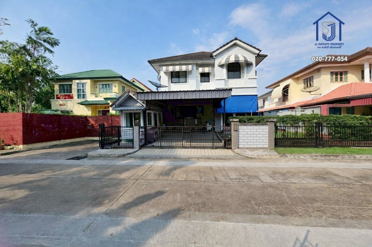 2-story detached house for sale, 71.3 square meters, Wararom Village. Soi Pracha Uthit 98, near Kanchanaphisek Expressway 2-story detached house for sale, 71.3 square meters, Wararom Village. Soi Pracha Uthit 98, near Kanchanaphisek Expressway