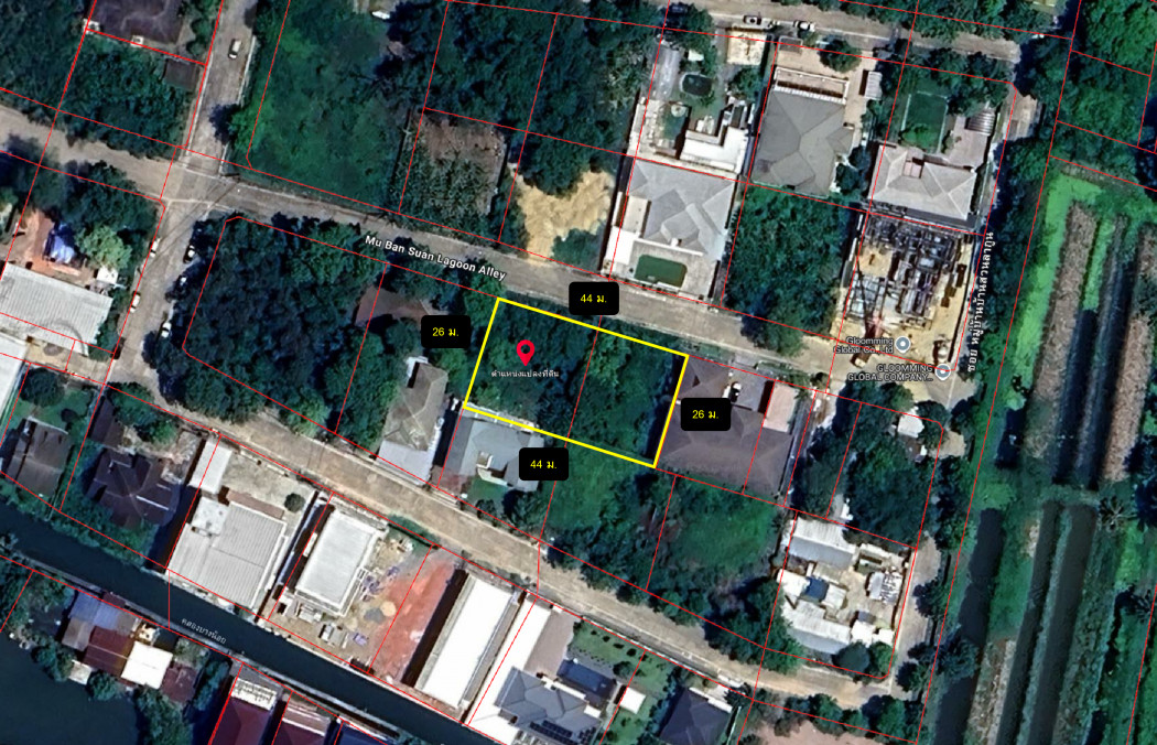 ขาย ที่ดิน หมู่บ้าน บ้านและสวนลากูน 214 ตรว ใกล้ ถ.กาญจนาภิเษกแค่ 1.2 กม. DD – รูปที่ 3