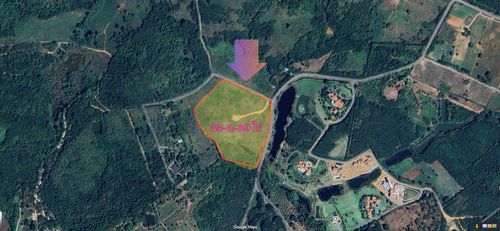 Land with Khao Yai-Pong Ta Long view, 12 rai and 33 rai, near Toscana, quiet location, private.