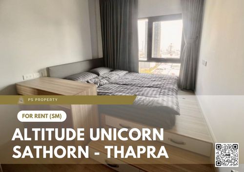ให้เช่า ✨ Altitude Unicorn Sathorn - Thapra ✨ เฟอร์นิเจอร์ และ เครื่องใช้ไฟฟ้าครบ ใกล้ BTS 