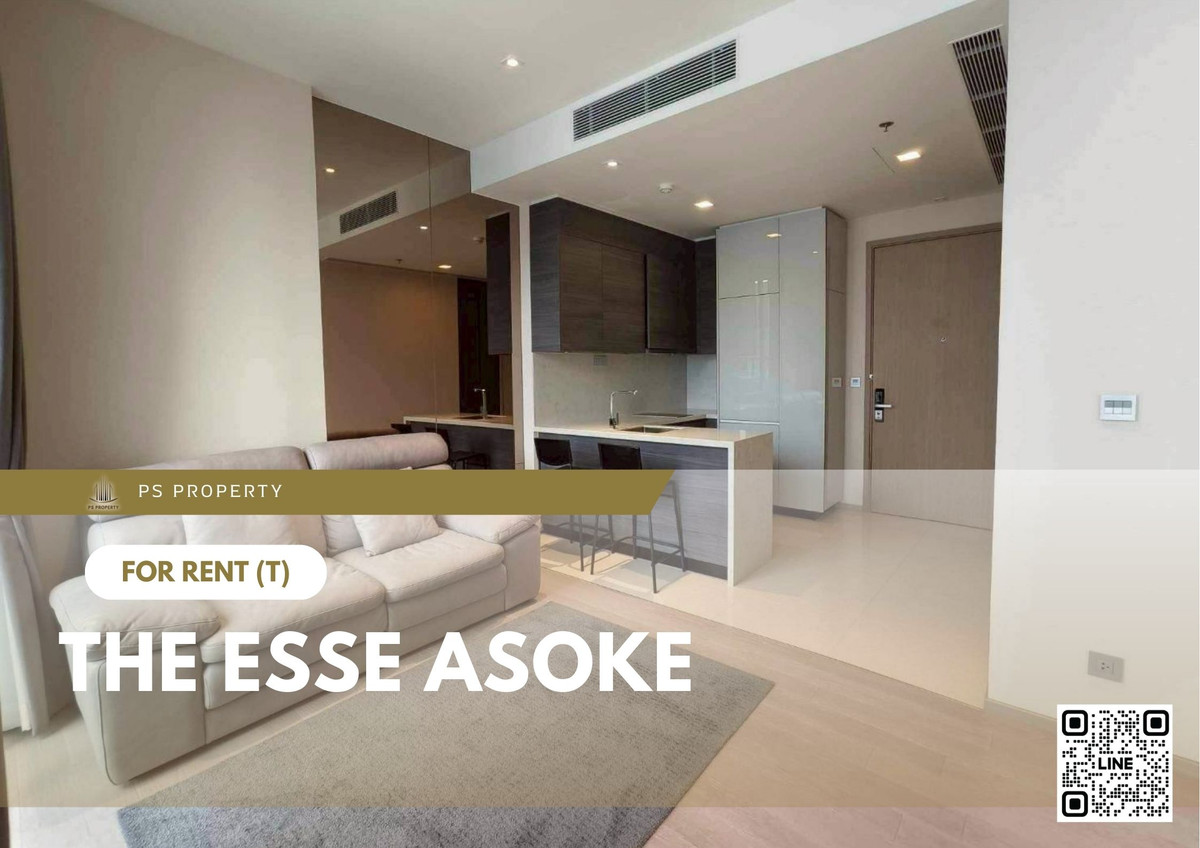 ให้เช่า ✨ The ESSE Asoke ✨ ใกล้ BTS อโศก เฟอร์นิเจอร์ และ เครื่องใช้ไฟฟ้าครบ 