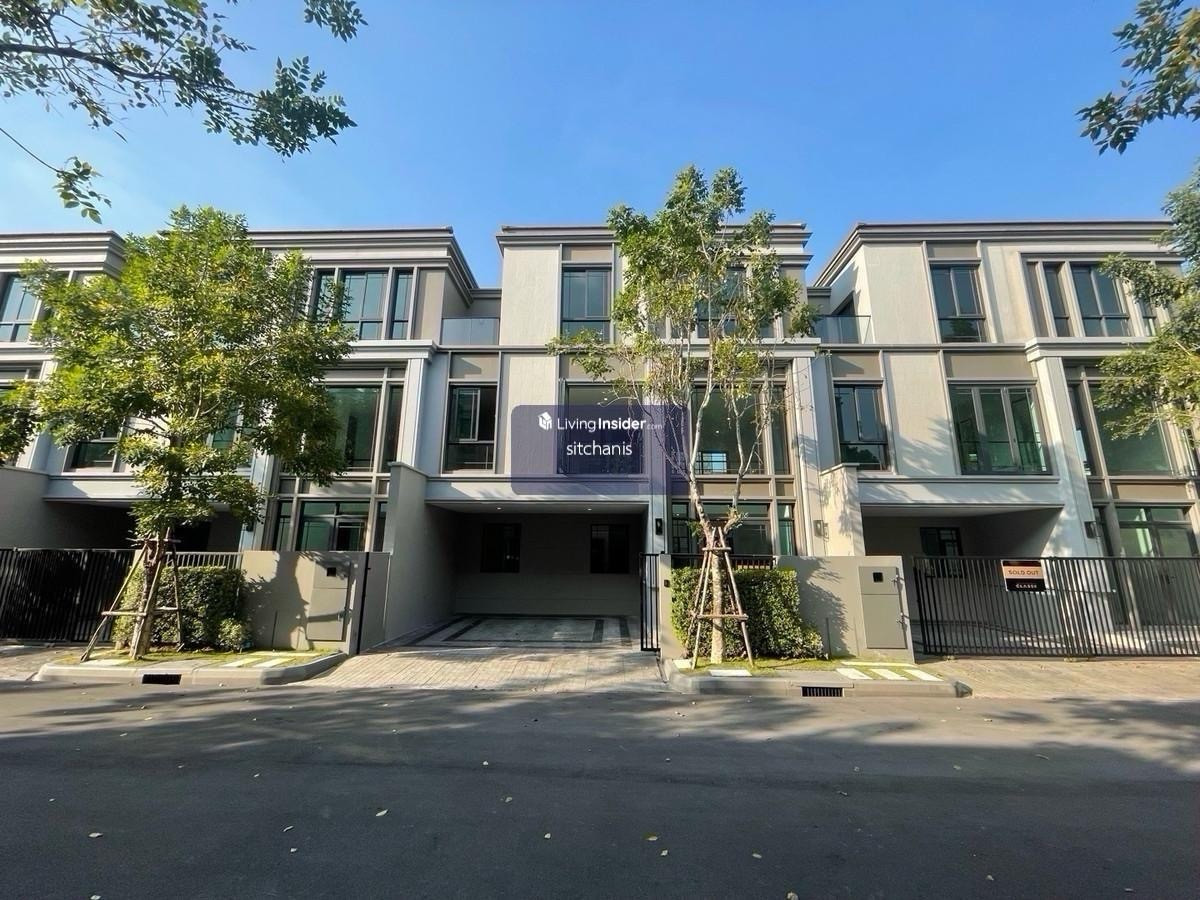 Single house for sale Baan Klang Muang Classe Ratchayothin (ClasseRatchayothin)  never rented out, Garnetta type, area 40 sq m., usable area 214 sq m., 2 bedrooms, 3 bathrooms, 1 living room, 2nd floor, living room, 1 kitchen, 2 parking spaces   The on