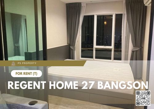 ให้เช่า ✨ Regent Home 27 Bangson ✨ เฟอร์นิเจอร์ และ เครื่องใช้ไฟฟ้าครบ ใกล้ MRT บางซ่อน