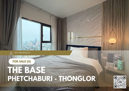 Urgent Sale ✨ THE BASE Phetchaburi - Thonglor ✨ Fully furnished and equipped with appliances. Near BTS Thonglor.
