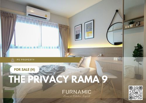 ขายด่วน ✨ The privacy Rama 9 ✨ เฟอร์นิเจอร์ และ เครื่องใช้ไฟฟ้าครบ เดินทางสะดวก ใกล้ Apl รามคำแหง 