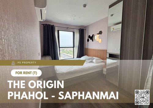 ให้เช่า 📍 The Origin Phahol - Saphanmai 📍 เฟอร์นิเจอร์ และ เครื่องใช้ไฟฟ้าครบ ฝั่งทิศตะวันออก วิวดีไม่มีตึกบัง 