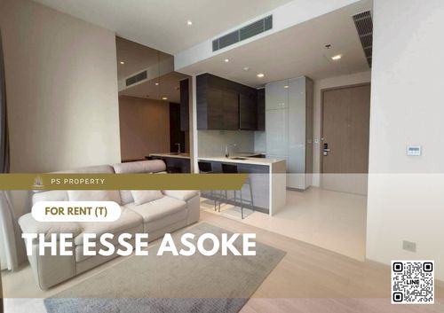 ให้เช่า ✨ The ESSE Asoke ✨ ใกล้ BTS อโศก เฟอร์นิเจอร์ และ เครื่องใช้ไฟฟ้าครบ 