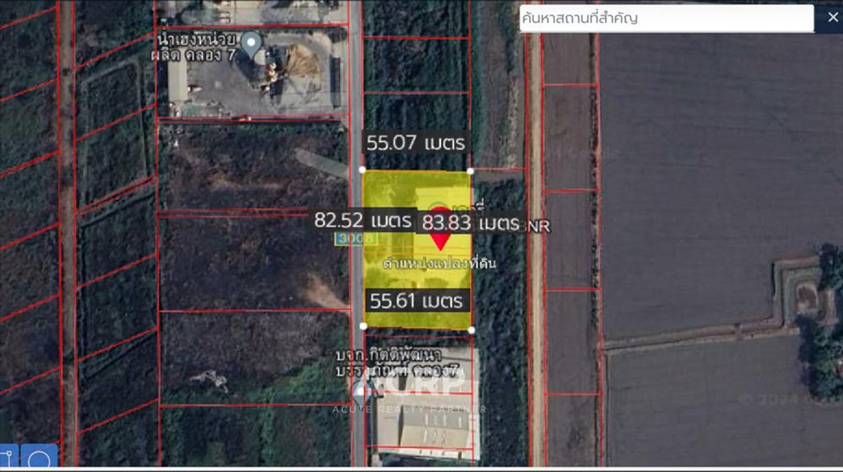 Land for sale with buildings, area 2-3-34 rai (1,134 sq.w.)Rangsit-Nakhon Nayok Road Land for sale with buildings, area 2-3-34 rai (1,134 sq.w.)Rangsit-Nakhon Nayok Road