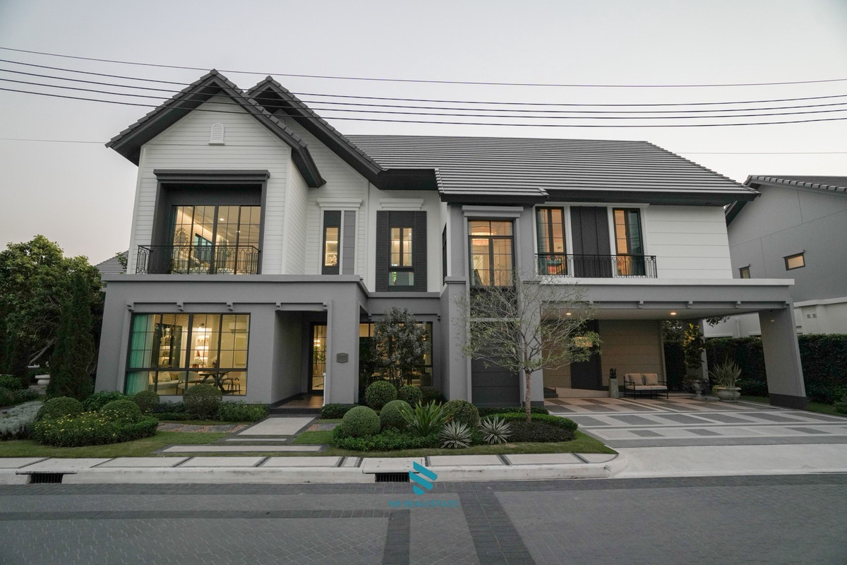 [ขายบ้านตัวอย่าง] บุราสิริ จตุโชติ 5 ห้องนอน  แปลงมุมติดสวน 112 ตร.ว. แต่งครบหรูหรา ลดทันที 2 ล้าน!