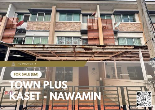 ขายด่วน ✨ Town Plus Kaset - Nawamin ✨ 3 ห้องนอน 3 ห้องน้ำ เฟอร์นิเจอร์ และ เครื่องใช้ไฟฟ้าครบ 