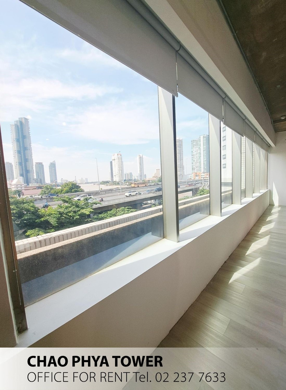 📢 📢 📢 [Rare Item] Office for rent, raised floor, next to BTS Saphan Taksin, Chao Phya Tower building, area 946.50 sq m. – รูปที่ 2