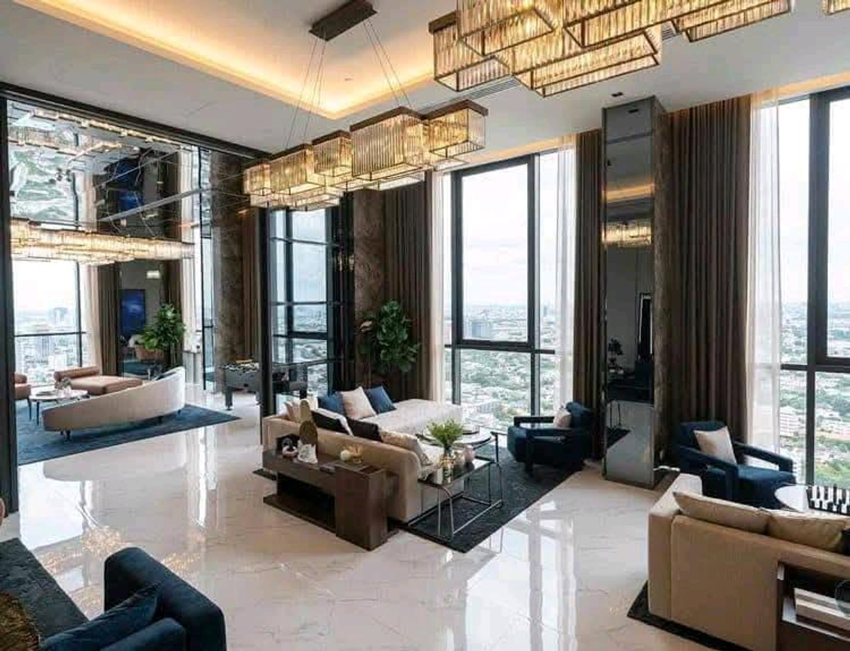 💥Really luxurious here🔷Mazarine Ratchayothin
15th floor, size 25.52 sq m.
Studio room, high ceiling 
5 foot bed, digital door
Complete set of furniture and electrical appliances – รูปที่ 4