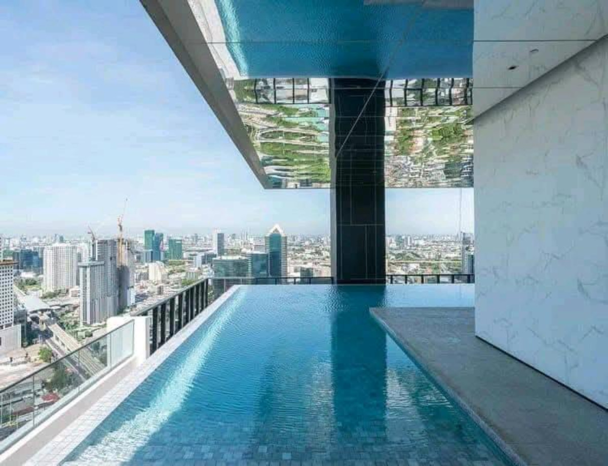 💥Really luxurious here🔷Mazarine Ratchayothin
15th floor, size 25.52 sq m.
Studio room, high ceiling 
5 foot bed, digital door
Complete set of furniture and electrical appliances – รูปที่ 3