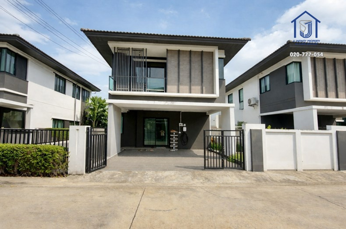 2-storey twin house for sale, Fah Piyarom Village, Neola (Phase 17), Lam Luk Ka Road, Khlong 6
