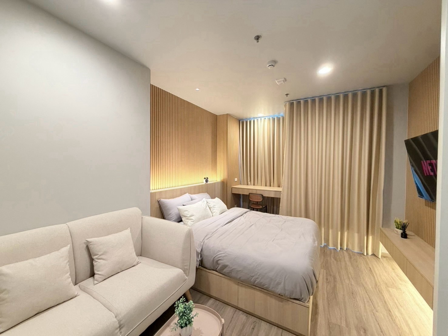 ให้เช่า ห้องสตูดิโอ Simplex ชั้นสูง วิวไม่บล็อค ขนาด 25 ตรม. Culture Thonglor ห้องใหม่ไม่เคยมีใครเข้าอยู่ ตกแต่งสวยมาก ใกล้ BTS ทองหล่อ 250 ม.  – รูปที่ 4