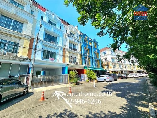 Townhome, 4 floors, 21.4 sq m, Plus Park Avenue Village, Lasalle - Srinakarin, near Sri Lasalle BTS Station, Soi Lasalle 40, Bangna-Trad Road, Lasalle Road, Bangna District, Bangkok.