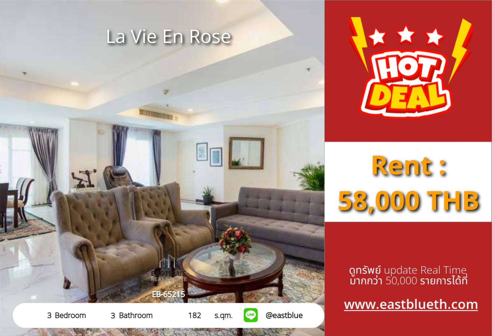 02/10/2026, For Sale La Vie En Rose 3BR 182 sqm near BTS Thong Lo THB 22,000,000 👑 0642748883 02/10/2026, For Sale La Vie En Rose 3BR 182 sqm near BTS Thong Lo THB 22,000,000 👑 0642748883