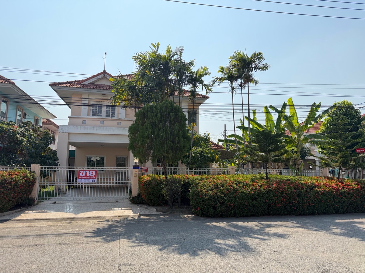 🏠ขายบ้านเดี่ยว2ชั้น หลังมุม หมู่บ้านศิริวรรณ-ชวนชม64 ตร.ว. บ้านหันหน้าเข้าถนนหลัก ✅🚸ใกล้เซ็นทรัลเวสต์เกต