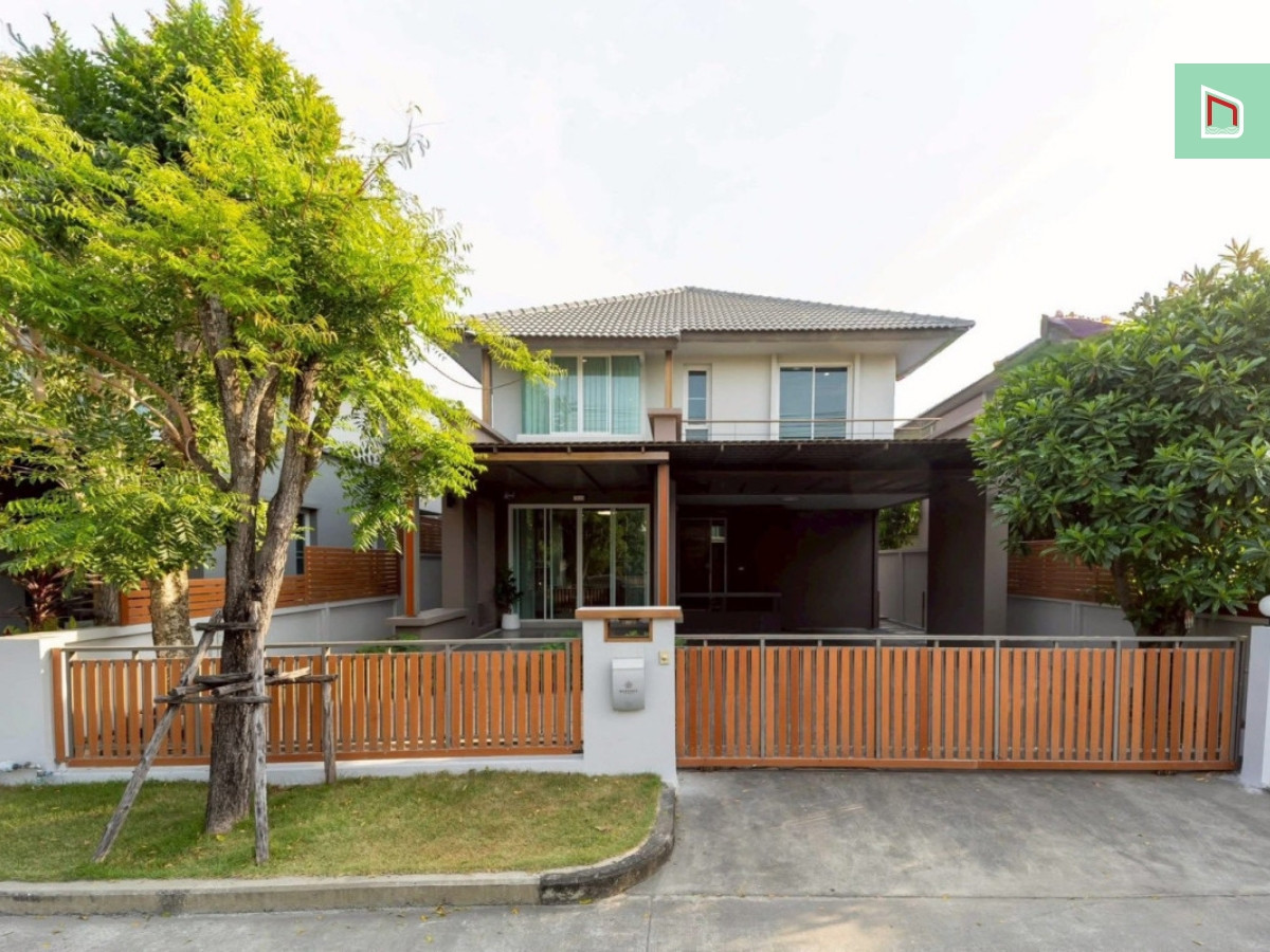 Barani Residence Rangsit-Khlong 3, lots of usable space, 220 sq m, 4 bedrooms, 6.29 million, fully furnished + 3 air conditioners, digital door, near Future Park and Bangkok University.